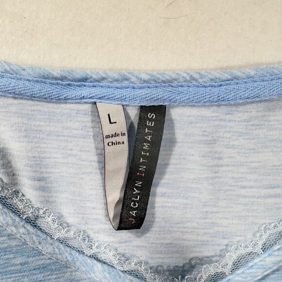 Jaclyn Intimates Sleep Shirt Woman's Large LOT OF 3 Tops Rayon Spandex Blend - Picture 2 of 13
